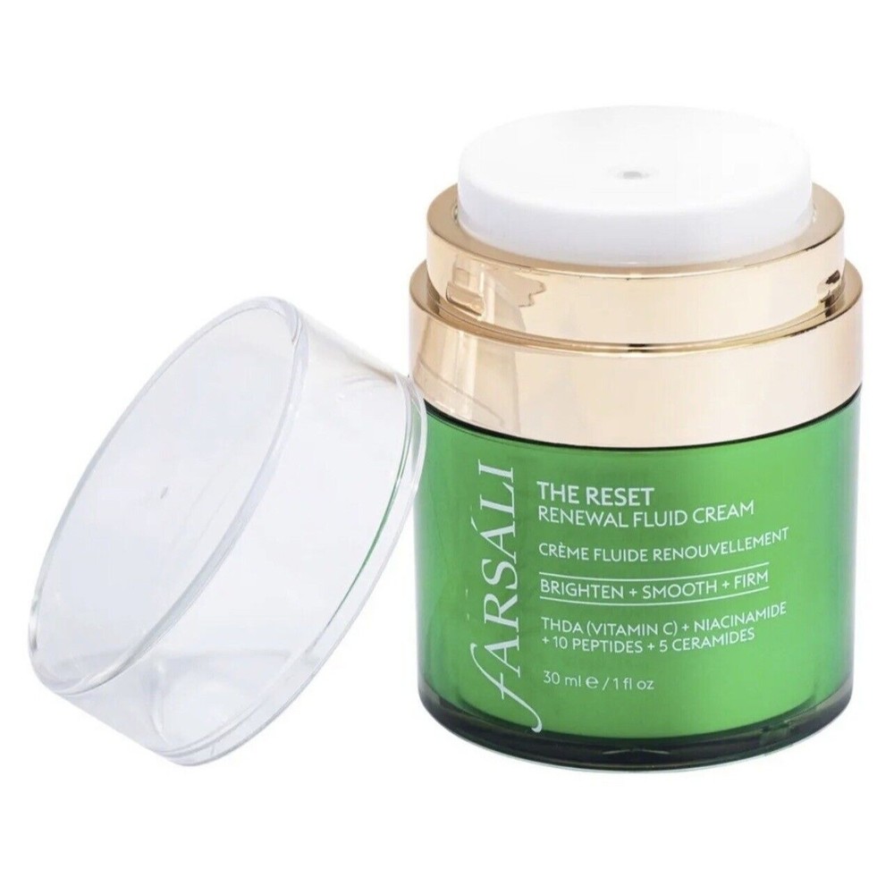 Farsali THE RESET Renewal Fluid Cream Vit C 1oz sold out Factory Sealed W/Box